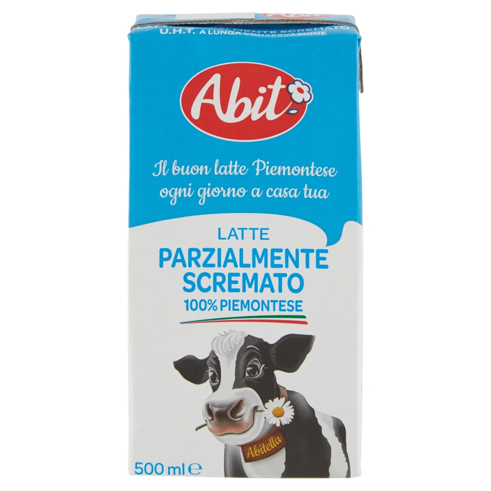 Latte Parzialmente Scremato 100% Piemontese, 500 ml